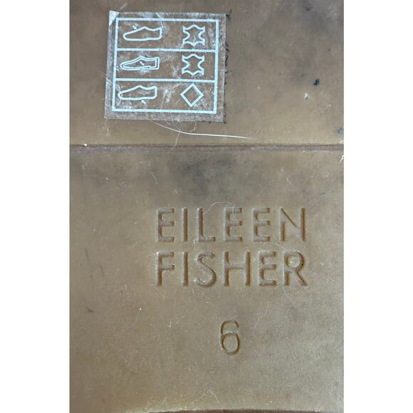 Eileen Fisher Lace Leather Espadrille Sandals Black and Jute‎ Size 6 - Picture 11 of 11